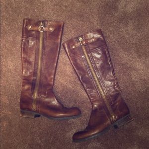Franco Sarto Leather Riding Boots
